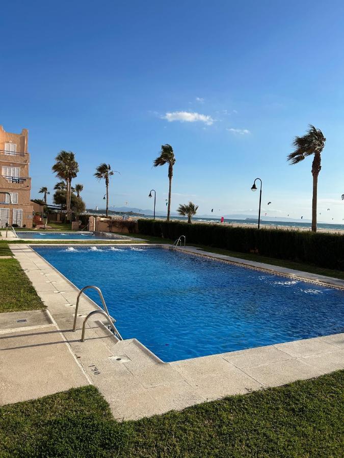 Apartamento Los Lances En Primera Linea De Playa Con Piscina Tarifa Exterior foto