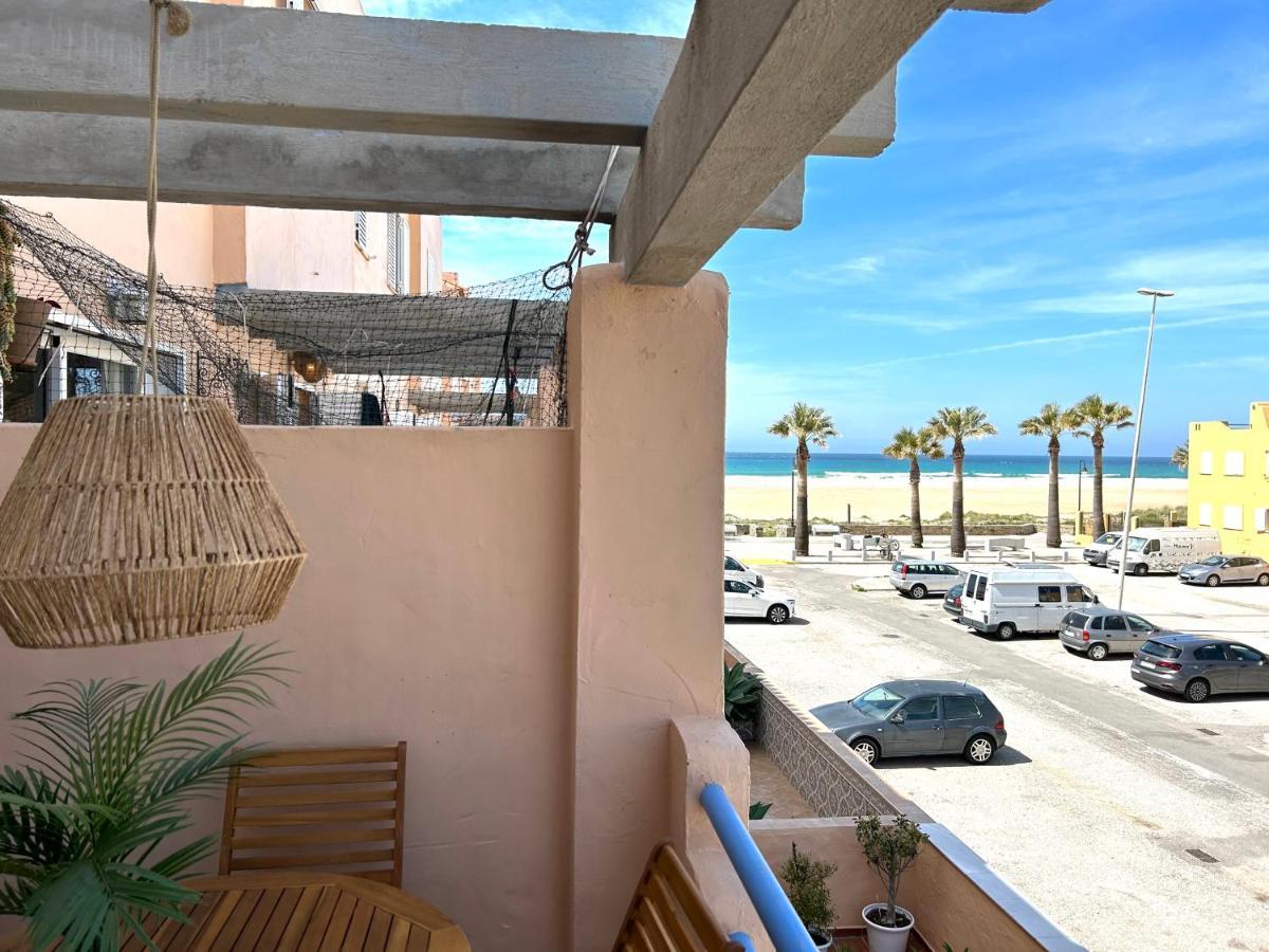 Apartamento Los Lances En Primera Linea De Playa Con Piscina Tarifa Exterior foto