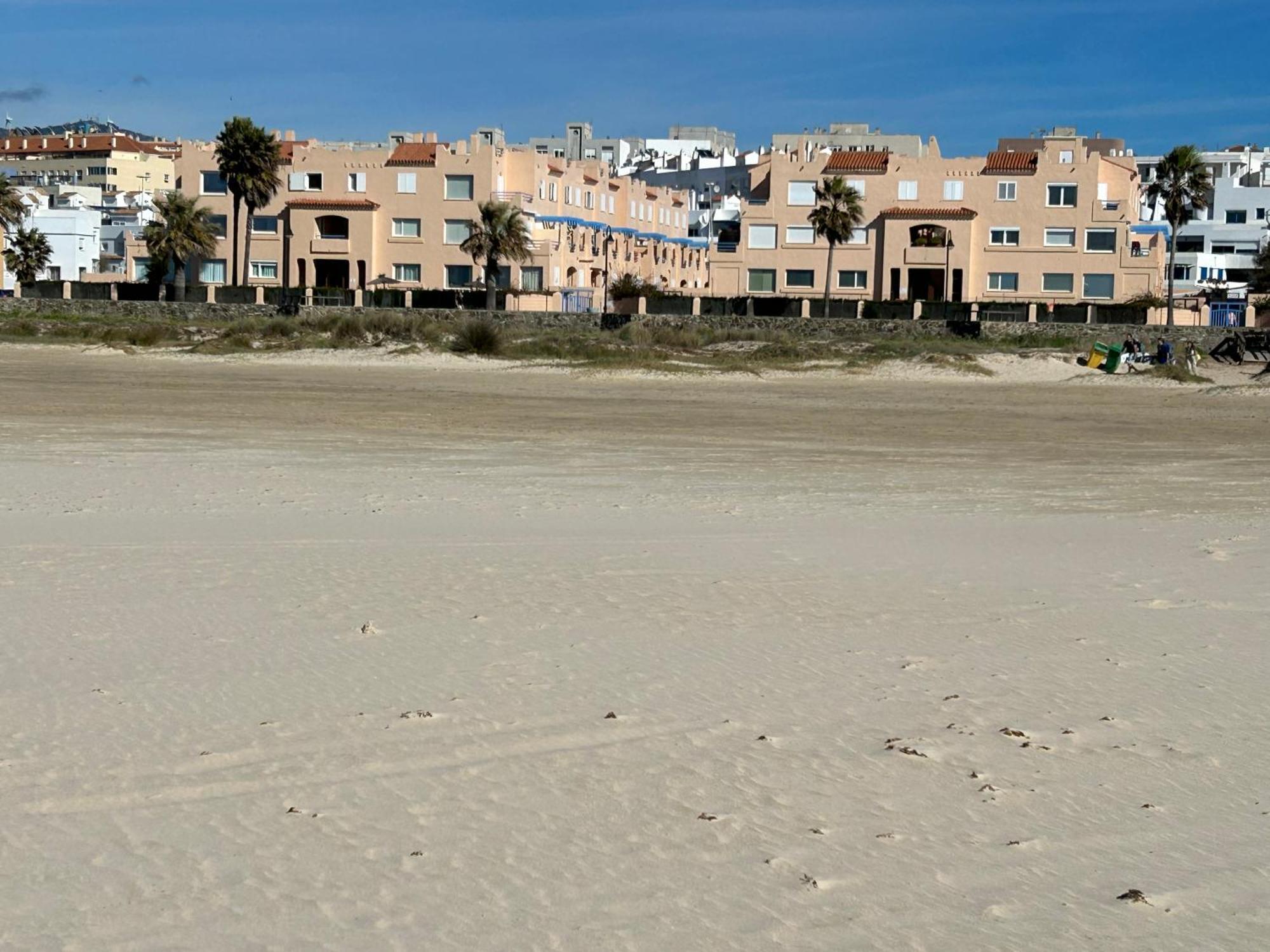Apartamento Los Lances En Primera Linea De Playa Con Piscina Tarifa Exterior foto