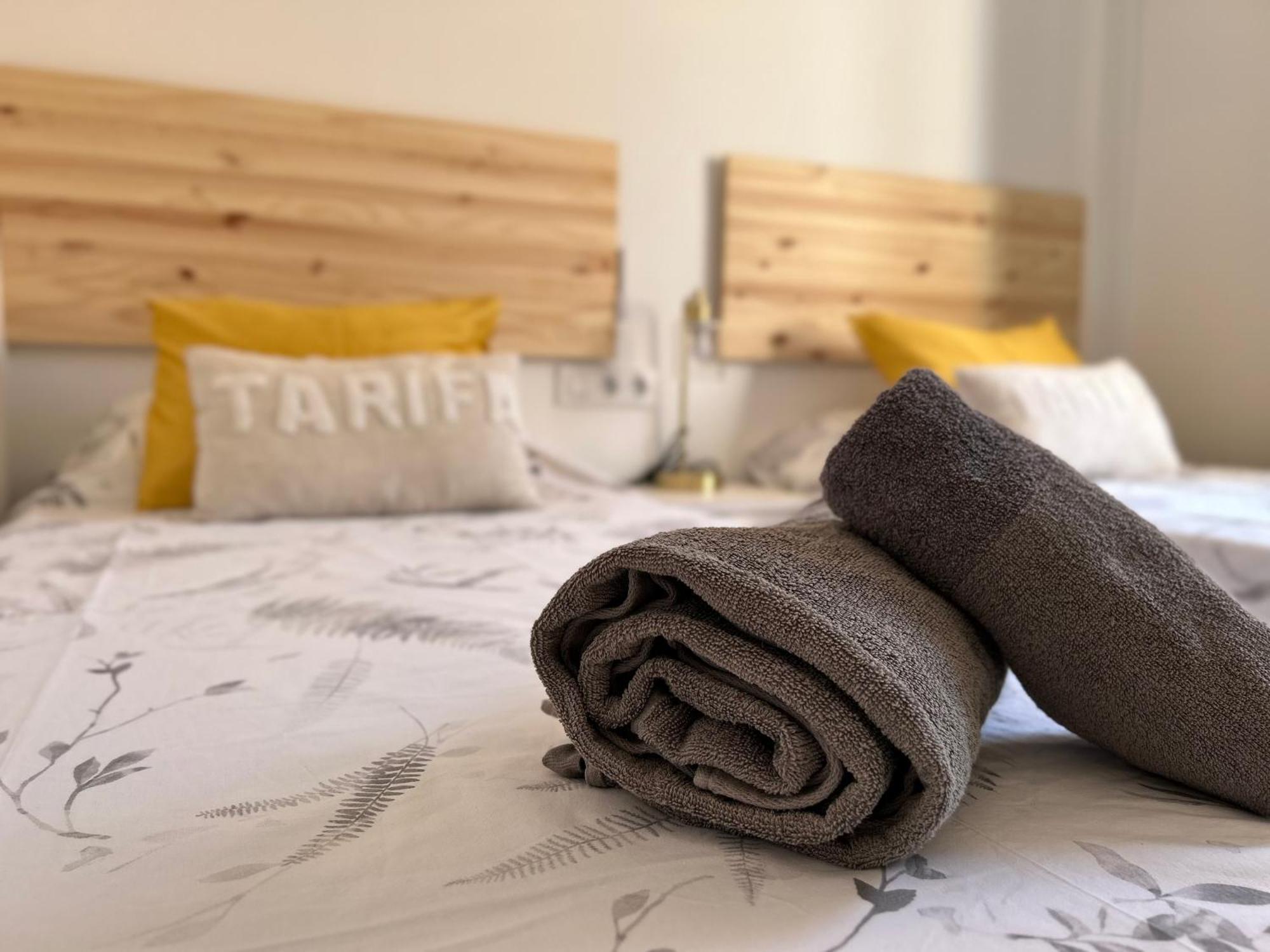 Apartamento Los Lances En Primera Linea De Playa Con Piscina Tarifa Exterior foto